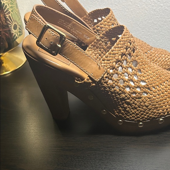 Tory Burch Woven TanWomen's Slingback Shoes(better4thick ft!) send offers pls!! - Picture 3 of 8